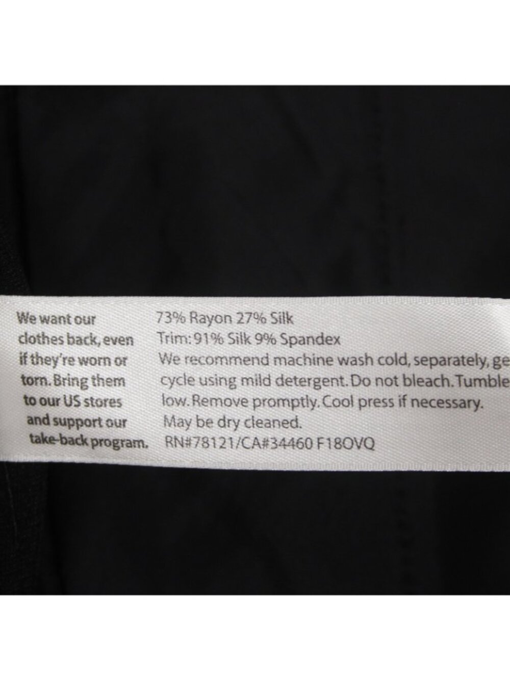 Eileen Fisher Jacket Sz SP Black Zipper Pockets Rayon Silk Spandex Jacket - Picture 8 of 10